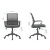 FAUTEUIL OPERATEUR CRUCIS NOIR